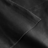 Depeche leather wear Everlyn leather skirt with elastic in waist Skirts 099 Black (Nero)