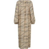 Depeche Clothing Evy maxi Dress Dresses 286 Cream Graphic