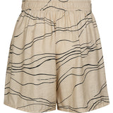 Depeche Clothing Evy shorts Shorts 286 Cream Graphic