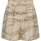 Depeche Clothing Evy shorts Shorts 286 Cream Graphic