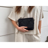 DEPECHE Exclusive handwoven crossover Cross over 099 Black (Nero)