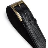 DEPECHE Fashion Favourites croco leather belt Belt 343 Black croco