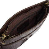 DEPECHE Fashion Favourites croco leather clutch Clutch 265 Brown Croco