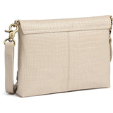 DEPECHE Fashion Favourites croco leather clutch Clutch 325 Sand Croco