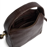DEPECHE Fashion Favourites croco leather crossover Cross over 265 Brown Croco