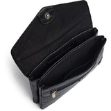 DEPECHE Fashion Favourites croco leather wallet Purse / Credit card holder 343 Black croco