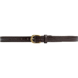 DEPECHE Fashion Favourites croco slim leather belt Belts 265 Brown Croco