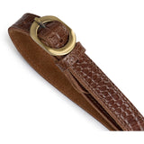 DEPECHE Fashion Favourites croco slim leather belt Belts 326 Cognac Croco
