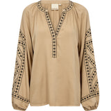 Depeche Clothing Feminine Liva blouse Blouse 011 Sand