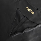 Depeche leather wear Feminine Rikke kjole in soft leather quality Dresses 099 Black (Nero)