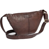 DEPECHE Feminine bumbag in soft leather Bumbag 106 Coffee