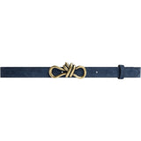 DEPECHE Feminine suede belt with buckle Belt 031 Ocean