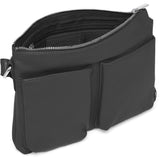 DEPECHE Functional and beautiful crossover leather bag Cross over 099 Black (Nero)