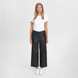Depeche leather wear HW regular fitting Boa leather pants Pants 099 Black (Nero)