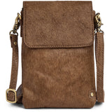 DEPECHE Hair-on mobilebag Mobilebag 184 Walnut