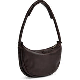DEPECHE Handbag with beautiful braided strap Shoulderbag / Handbag 161 Dark brown