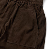 Depeche leather wear Hanna suede shorts Shorts 067 Dusty brown
