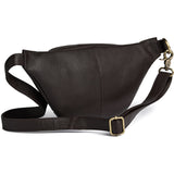 DEPECHE High-quality leather bumbag Bumbag 033 Mocca