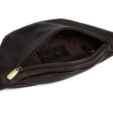 DEPECHE High-quality leather bumbag Bumbag 033 Mocca
