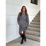 Depeche Clothing Jane leopard jacket Jackets 281 Grey leo print