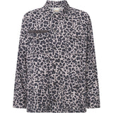Depeche Clothing Jane leopard jacket Jackets 281 Grey leo print