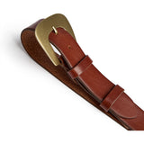DEPECHE Jeans Belt Belt 014 Cognac