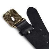 DEPECHE Jeans Belt Belt 154 Black/Brass
