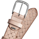 DEPECHE Jeans belt decorated with hole pattern Belts 011 Sand