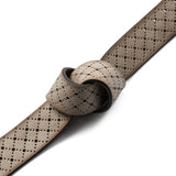 DEPECHE Jeans belt decorated with hole pattern Belts 020 Taupe (visione)