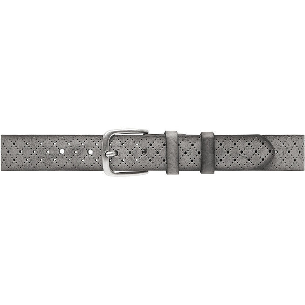 DEPECHE Jeans belt decorated with hole pattern Belts 021 Grey (Cenere)