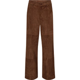 Depeche leather wear Julia suede pants Pants 311 Wood