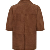 Depeche leather wear Julia suede shirt Shirts 311 Wood