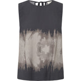 Depeche Clothing Kia top in beautiful print Tops 268 Grey Printed