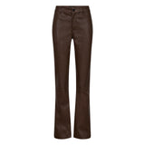 Depeche leather wear Kiri Boot Cut Leather Pants Pants 173 Chestnut