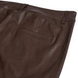 Depeche leather wear Kiri Boot Cut Leather Pants Pants 173 Chestnut