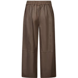 Depeche leather wear Lauren MW 7/8 Leather Pants Pants 020 Taupe