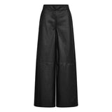 Depeche leather wear Lauren MW Full Length Leather Pants Pants 099 Black