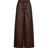 Depeche leather wear Lauren MW Full Length Leather Pants Pants 106 Coffee