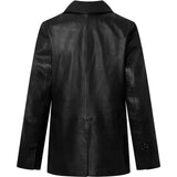 Depeche leather wear Leana timeless leather blazer Blazer 099 Black (Nero)