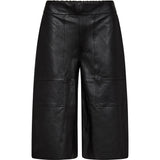 Depeche leather wear Leather bermuda shorts (HW) Shorts 099 Black (Nero)