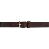 DEPECHE Leather jeans belt with perforated loop Belts 161 Dark brown