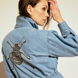 Depeche Clothing Lilly Denim Jacket Jackets 029 Blue