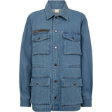 Depeche Clothing Lilly Denim Jacket Jackets 029 Blue