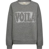 Depeche Clothing Lilu Sweatshirt Sweat 282 Grey Melange