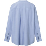 Depeche Clothing Long sleeve oversize Fay shirt Shirts 029 Blue