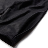 Depeche leather wear Lorenza leather blouse with cute sleeve detail Blouse 099 Black (Nero)