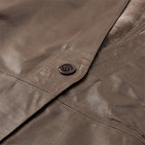 Depeche leather wear Lucindia leather vest Vest 020 Taupe