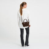 DEPECHE Madrid Handbag Shoulderbag / Handbag 008 Chocolate