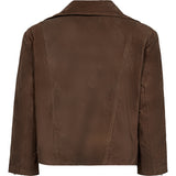 Depeche leather wear Margo Suede Jacket Jacket 338 Walnut Brown