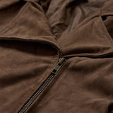 Depeche leather wear Margo Suede Jacket Jacket 338 Walnut Brown